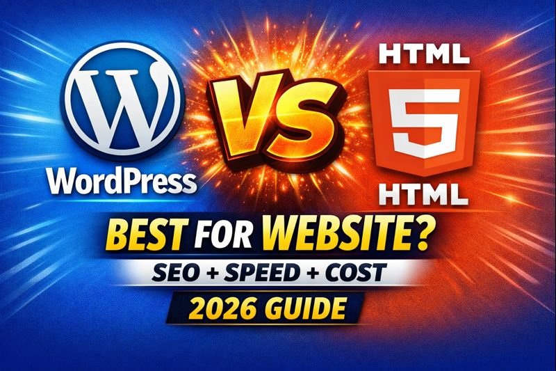 WordPress vs HTML: Which is Better? (Full SEO Guide 2026)